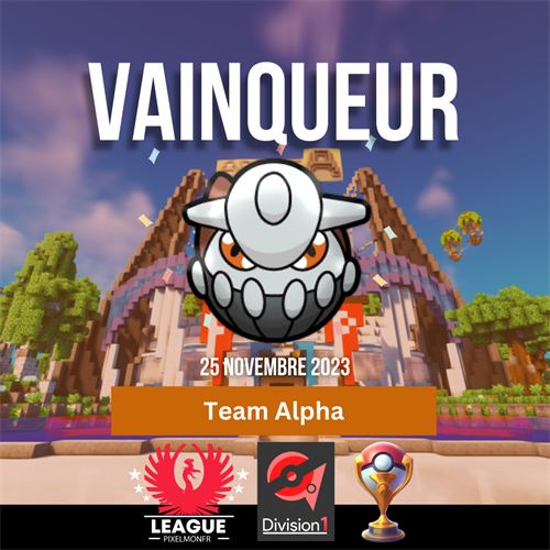 Triplé de la Team Alpha (25 novembre 2023)